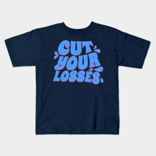 90s Vibes: "Cut Your Losses" Vintage Tee Shirt Kids T-Shirt